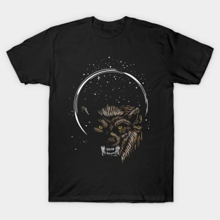 Werewolf Fantasy Full Moon T-Shirt